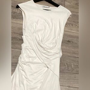 Beautiful woman Alexander Wang midi dress